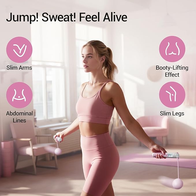 UMAY Weighted Cordless Jump Rope - Image 3