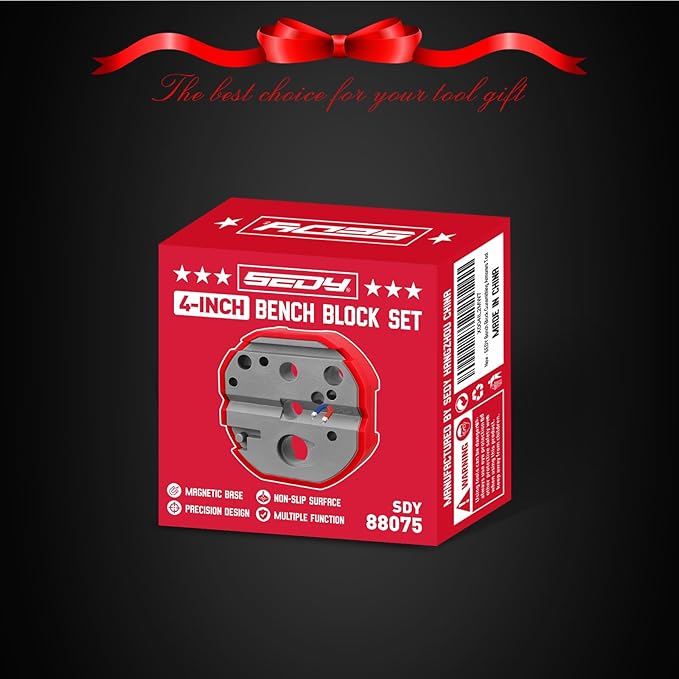 SEDY 4-inch Universal Bench Block with Non-Marring - Image 2